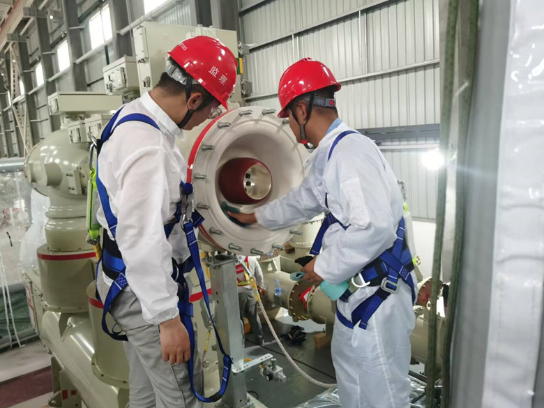 衡陽(yáng)換流站500kV GIS耐壓及局部放電試驗(yàn)一次順利通過(guò)